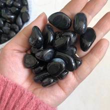 Piedra Natural de ágata negra, Gema de cristal de forma libre, piedras caídas Feng Shui, Chakra curativo, Reiki 2024 - compra barato