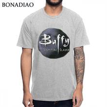 Buffy T Shirt Letter Print Buffy Tee Male Rock And Roll O-neck Soft Cotton Big Size Homme Tee Shirt 2024 - buy cheap