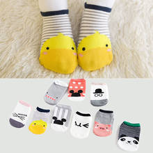 Summer Autumn Cotton Cute Non-slip Baby Socks Cartoon baby Socks Cotton Boys and Girls Socks Striped Baby Socks Newborn Socks 2024 - buy cheap