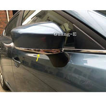 For Mazda 2 Demio 2015 2016 2017 2018 Car Sticker Body Eyebrow Back Rear View Rearview Side Mirror Cover Trim Frame Parts 2pcs 2024 - buy cheap