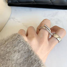 1PC Korean Rings for Women Geometry Irregular Twist Metal Minimalist Ring Fashion Temperament Jewelry Luxury Accessories Gift 2024 - buy cheap