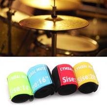 4pcs DIY Drum Set Mutes 14/16/18/20 Inches Hi-hat Cymbal Practice Silencer Dampener Pads Percussion Instrument Accessories 2024 - buy cheap