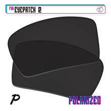 Ezreplace lentes polarizadas de substituição para-óculos de sol oakley eyepatch 2-preto p 2024 - compre barato