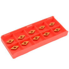 10Pcs/Box DCMT070204 US735 DCMT21.51 Golden Carbide Blades Inserts For Lathe Turning Tools Machine Tool 2024 - buy cheap