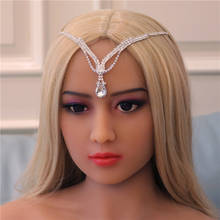 Indian Crystal Head Chain Jewelry Tiara for Women Bohemian Wedding Rhinestone Forehead Headband Chain Bridal Headpiece 2024 - buy cheap
