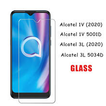 Vidrio Templado 2 uds para Alcatel 3L 2020 5034D Protector de pantalla LCD a prueba de arañazos para Alcatel 1V 2020 5001D cubierta Premium 2024 - compra barato