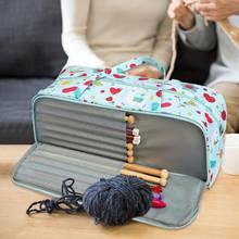 Yarn Knitting Tote Bag Knitting Woolen Yarn Storage Bag Knitting Needles Supplies Storage Organizer Bag For Avid Knitter Gifts 2024 - buy cheap
