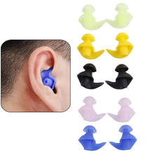 Hot 1Pairs=2PCS Waterproof Swimming Silicone Swim Earplugs for Adult Swimmers Children Diving Soft Anti-Noise Sleep Ear Plug 2024 - buy cheap