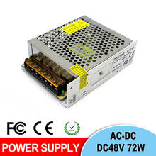 Power Supply DC 12V 15V 18V 24V 36V 48V 48W 60W 72W Lighting Transformers 110v 220v AC to DC12V DC24V DC36V DC48V SMPS For Light 2024 - buy cheap