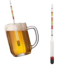 2pcs/set Triple Scale Hydrometer Self Brewed Wine Sugar Meter Alcohol Measuring for Home Brewing Making Beer Wine Mead 2024 - купить недорого