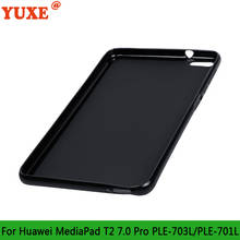 Tablet Case For HUAWEI MediaPad T2 7.0 Pro PLE-703L PLE-701L 7.0'' Funda Back TPU Silicone Anti-Drop Cover for t2 7.0 pro Cases 2024 - buy cheap