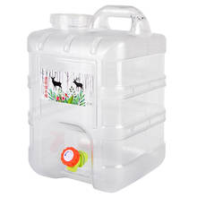 Tanque de água portátil 10l, 15l, tanque de água transparente com torneira para acampamento, caminhadas, piquenique e dirigir 2024 - compre barato