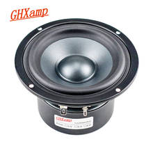 GHXAMP-altavoz de rango medio para coche, Unidad de Audio de cine, 4 pulgadas, 4Ohm, 25W, tres vías, cono de fibra de algodón magnético Dual, 5,1, 1 ud. 2024 - compra barato