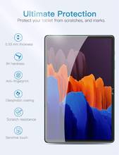 Película de vidrio templado para tableta Samsung Galaxy Tab S7 T870/T875, película protectora impermeable resistente a los arañazos, HD 2024 - compra barato