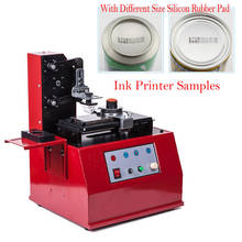 Impressora de tinta semiautomática 100w, impressora elétrica de mesa com almofada de borracha de silicone para data do produto 2024 - compre barato