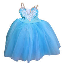 Blue/Pink Professional Ballet Tutu Swan Lake Ballet Costumes Adult Child Girl Ballet Mujer Kids Fairy Long Ballerina Dress Women 2024 - buy cheap