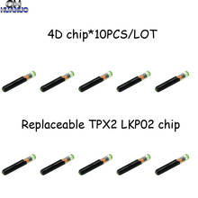 10PCS*Copy 4D glass chip replaceable TPX2 LKP02 chip support KYDZ TANGO VVDI JMA machine（Reusable） 2024 - buy cheap