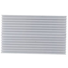 Dissipador de calor com cooler de alumínio tom prata 100x60x10mm 2024 - compre barato