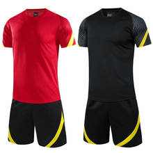 2021 New Soccer jersey set men football uniform custom soccer jerseys futbol adult football set suit 2020 2021Big Size tracksuit 2024 - buy cheap