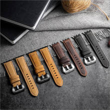 Onthelevel Crazy Horse Leather Frosted Suede Strap Apple Watch Bands 42mm Watchbands Reloj Watch Accessories for iWatch 1/2/3/4 2024 - buy cheap