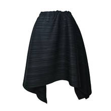 Miyake Pleated Skirt 2022 Spring Summer Women Loose High Waist Fluffy Solid Color Plus Size Korean Fashion Designer Clothes 2024 - buy cheap