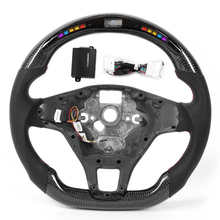 LED Performance Carbon Fiber Race Display Steering Wheel Preforated Leather W/Red Stitching forVolkswagen Golf Mk7/7.5 2013‑2020 2024 - buy cheap