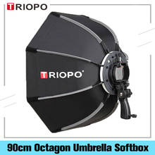 TRIOPO 90cm Photo Octagon Umbrella Light Softbox With Handle For Godox V860II TT600 Flash Umbrella Photography Outdoor Soft Box 2024 - buy cheap