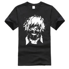 Tokyo Ghoul T-Shirt Ken Kaneki THE WHITE GHOUL Anime Funny Black T Shirt Europe Tops Tees Popular Classic Japanese Tshirt Boy 2024 - buy cheap