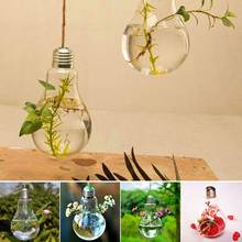 Прозрачная лампочка, стеклянная подвесная ваза, бутылка, Террариум, растение, свадьба, сад 2024 - купить недорого
