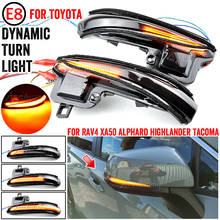 LED Dynamic Turn Signal Blinker Side Mirror Light For Toyota Alphard Vellfire AH30 Tacoma 16-19 RAV4 2019-20 Highlander 2020 2024 - buy cheap