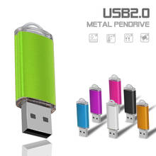Флэш-накопитель USB в металлическом корпусе, 4 ГБ, 8 ГБ, 16 ГБ, 32 ГБ, 64 ГБ, флэш-накопитель USB 2,0 2024 - купить недорого