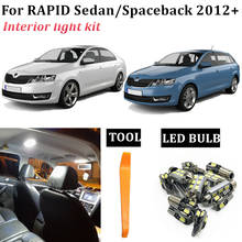 Luz LED Interior Canbus para coche, Kit de bombillas de techo con mapa, compatible con Skoda Rapid NA2 NH3 Rapid Spaceback NH1, 2011-2018, 10 Uds. 2024 - compra barato
