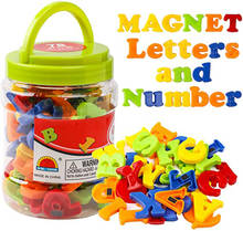 78 pçs alfabeto frigorífico ímãs para crianças meninos meninas letras inglês números adesivos magnéticos educativos brinquedos de aprendizagem presente 2024 - compre barato