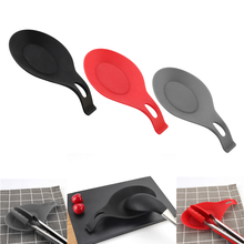Silicone Spoon Pad Kitchen Utensils Spatula Heat Resistant Placemat Insulation Spoon Rest Drink Glass Coaster Tray Spoon Pad 2024 - buy cheap