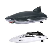 RC Ship Shark Boats 2 In 1 High-speed Remote Control Simulation Remote Control Shark Boat Toy RC Boats Vehicles 2024 - buy cheap