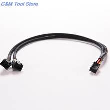 3Pin Female Y-Splitter to Dual 3 Pin Male Mainboard Power Cable Adapter PC Computer Case Fan Connect Wire Splitter Convert 2024 - buy cheap