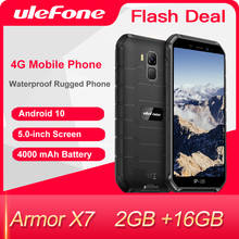 Ulefone Armor X7 Rugged Smartphone Android 10 Cell Phone 2GB 16GB  ip68 Quad-Core  NFC 4G Mobile Phone 2024 - buy cheap