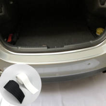 Автомобильная защитная наклейка на бампер для Skoda Octavia Yeti Roomster Fabia Rapid Superb Citigo KAMIQ KAROQ SCALA VISION X 2024 - купить недорого