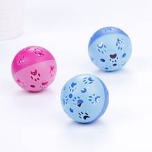 Cat Toy Interactive Paw Design Cat Ball Kitten Toy Ball with Bell Cats  Ball Throwing Funny Interactive Plastic Toy Pet Supplies 2024 - buy cheap