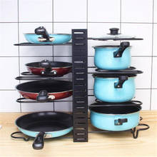 Acessórios de cozinha organizador pan placa de corte titular pratos rack estande armazenamento metal prateleira dreno 2024 - compre barato