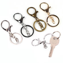 5Pcs Key Ring 30mm Keychain Long 65mm Lobster Clasp Key Hook Keyring for Jewelry Making DIY Craft Storage Key Chains Accessories 2024 - buy cheap