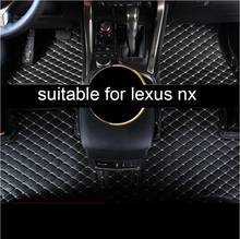 Para de coche de cuero alfombras de piso para lexus nx200t nx300h nx300 nx200 2015, 2016, 2017, 2018, 2019, 2020 de la alfombra de estilo 2024 - compra barato