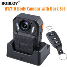 Boblov segunda mão mini câmera polícia hd 1296p câmera usável dvr gravador de vídeo controle remoto polícia com doca de carga 2024 - compre barato