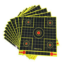 10 pçs papel de tiro alvo objeto tiro com arco tiro caça aids treinamento auto adesivo caça tiro caixa alvo objetivos adesivo 2024 - compre barato