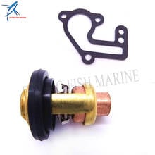 Outboard Engine 6F5-12411-01 6F5-12411-02 6F5-12411-03 Thermostat and 682-12414-A1 Gasket for Yamaha 9.9hp 15hp 25HP 30HP 40HP B 2024 - buy cheap