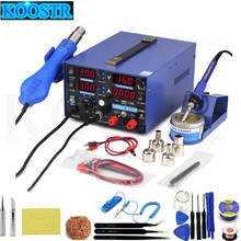 110V /220V YIHUA 853D 3A USB Soldering Station Hot Air Gun 3 In 1   SMD DC Power Supply Rework Stations Solder Station 2024 - buy cheap