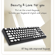 Pudding Cream 104/61/87 Keycaps For Mechanical Keyboards Pervious to Light Cherry/Ikbc 2024 - buy cheap