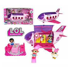 LOL Surprise Dolls Original Airplane Toys for Girls Lols Doll House Furniture DIY Dollhouse Kit Anime Figure Birthday Gifts 2024 - buy cheap