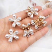 3Pcs Mini Pearl Hair Claw for Women Girl Flower Crab Hair Clip Elegant Hair Accessories Exquisite Lady Jewelry Fashion Headdress 2024 - buy cheap