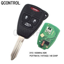 QCONTROL-mando a distancia para coche, llave de 315MHz / 433MHz para Chrysler Sebring Pacifica 200 300 Aspen PT Cruiser, Control de cerradura de puerta de ciudad y campo 2024 - compra barato